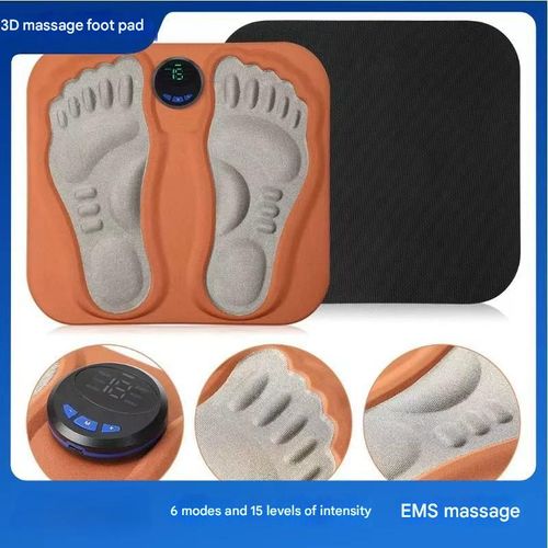 3D Foot Massager with EMS Microcurrent Pulse - Acupressure Mat for Sole Relief