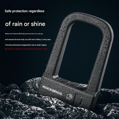 Smart U-shaped lock NFC bicycle lock silicone motorcycle road bike U-shaped folding bike anti-theft lock