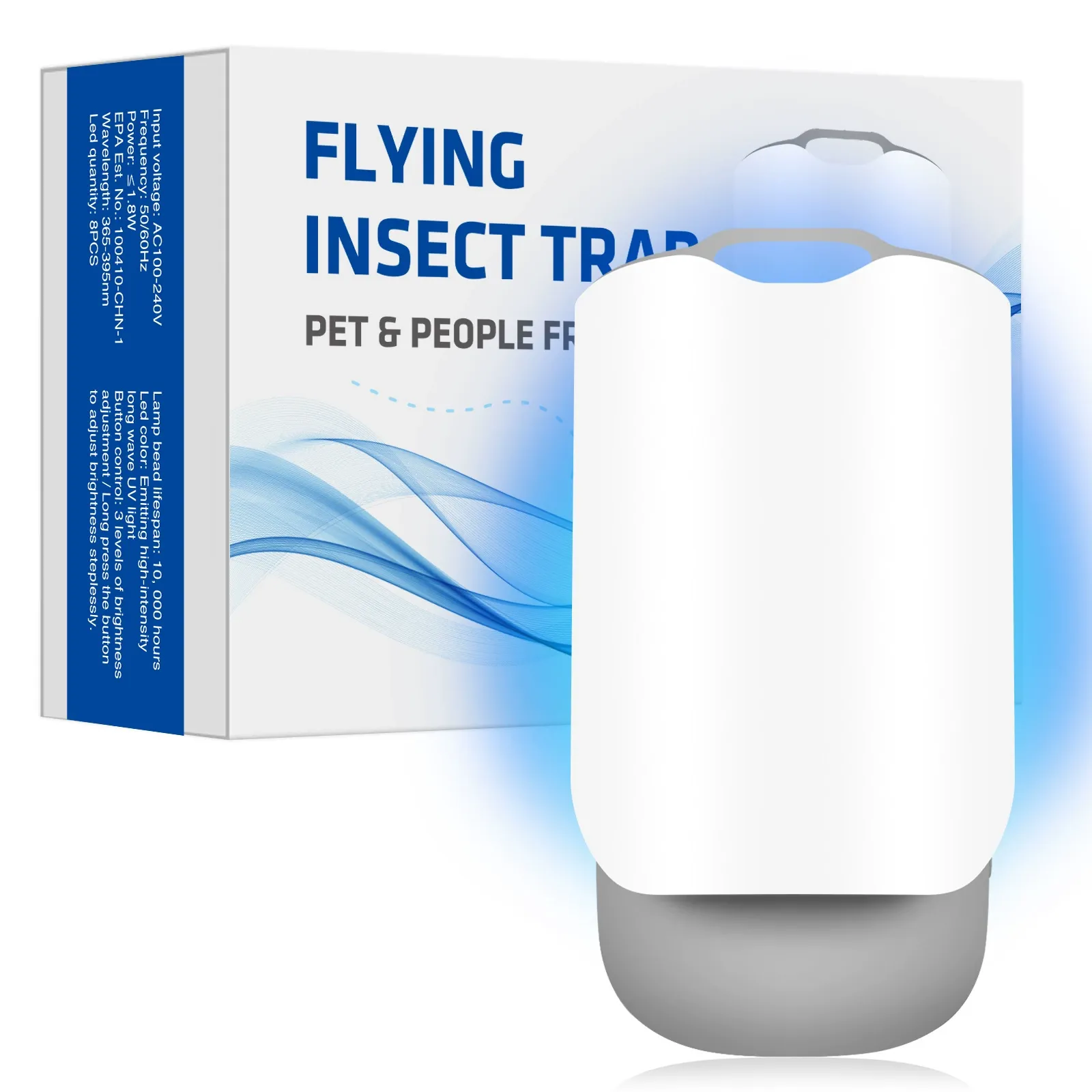 Detachable Cover Glue Board Mosquito Killer  Flying Insect Trap Indoor Bug Catcher  Replaceable Cartridge