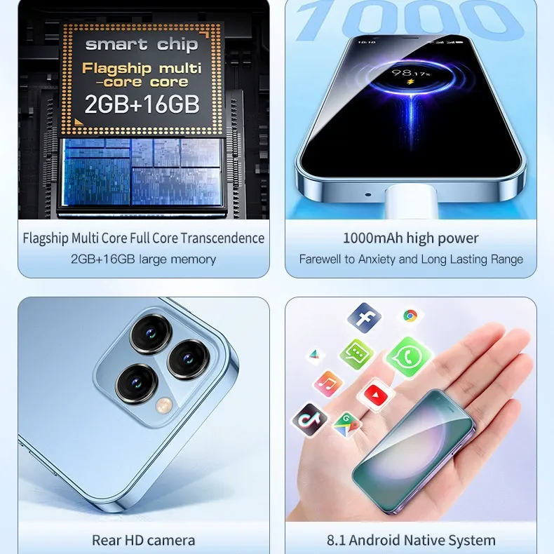 HOT NEW RELEASE | XS15 Mini Smartphone   Compact Size, Powerful Performance!  Candy-bar touchscreen + Android OS + Dual SIM