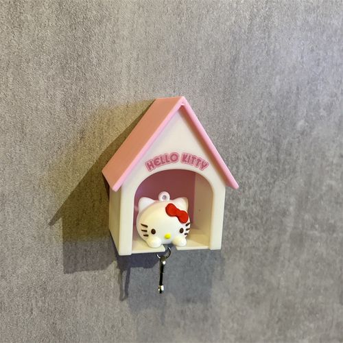 Small house key chain hanger Hello Kitty key pendant to prevent loss