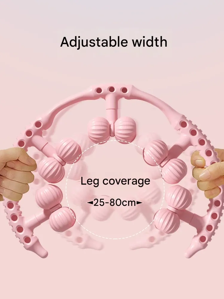20-ball circular leg clamp wrapped roller ball massager calf relaxation thigh circular leg trainer
