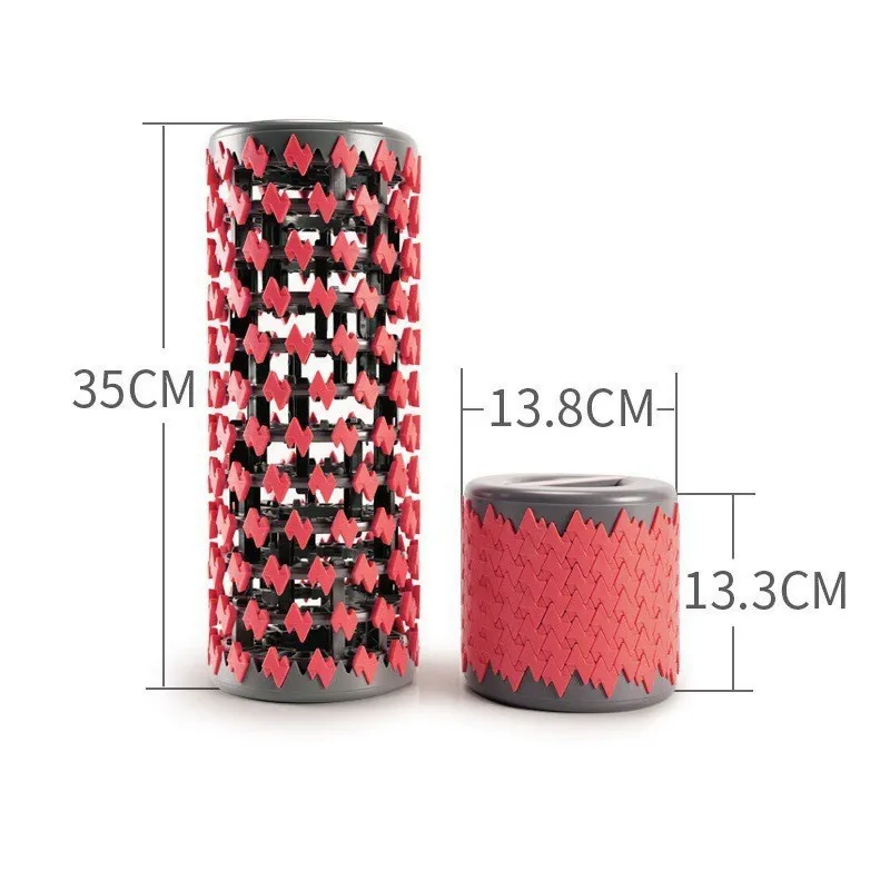 Adjustable & Extendable Yoga Foam Roller – Portable Massage Roller Stick for Home Fitness & Workout