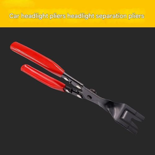 Red Handle Headlight Removal Pliers - High-Quality Tool for Detaching Headlight Retainer Clips and Fasteners