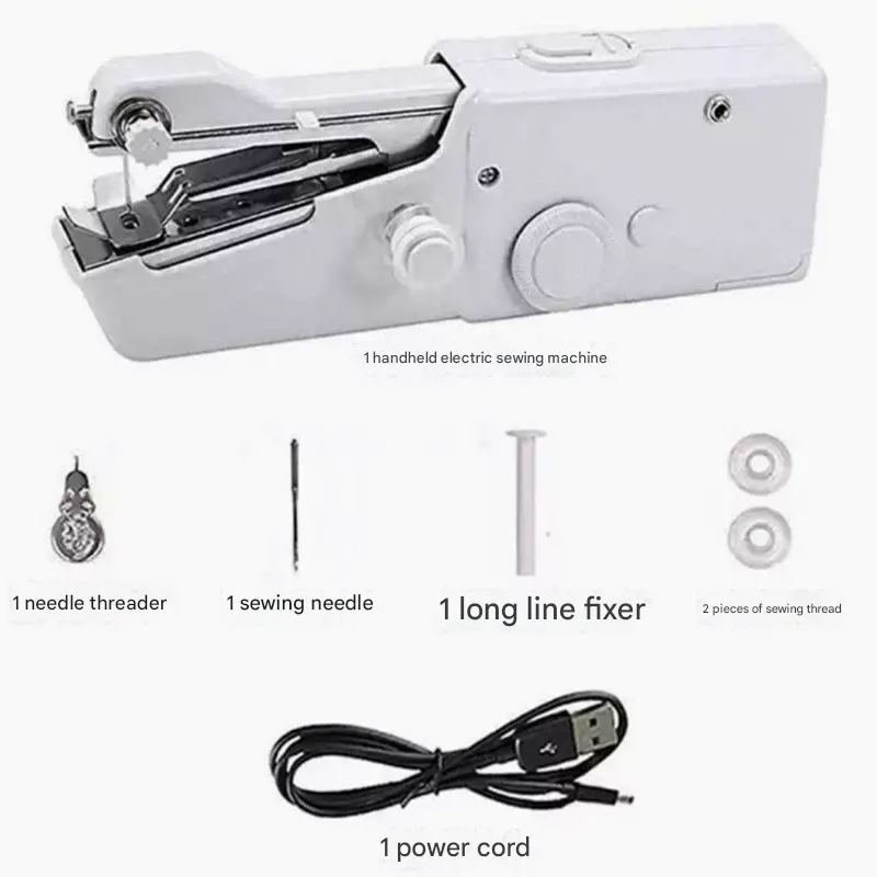 Handheld Sewing Machine  Portable Electric Mini Sewer - Your On-the-Go Stitching Solution!