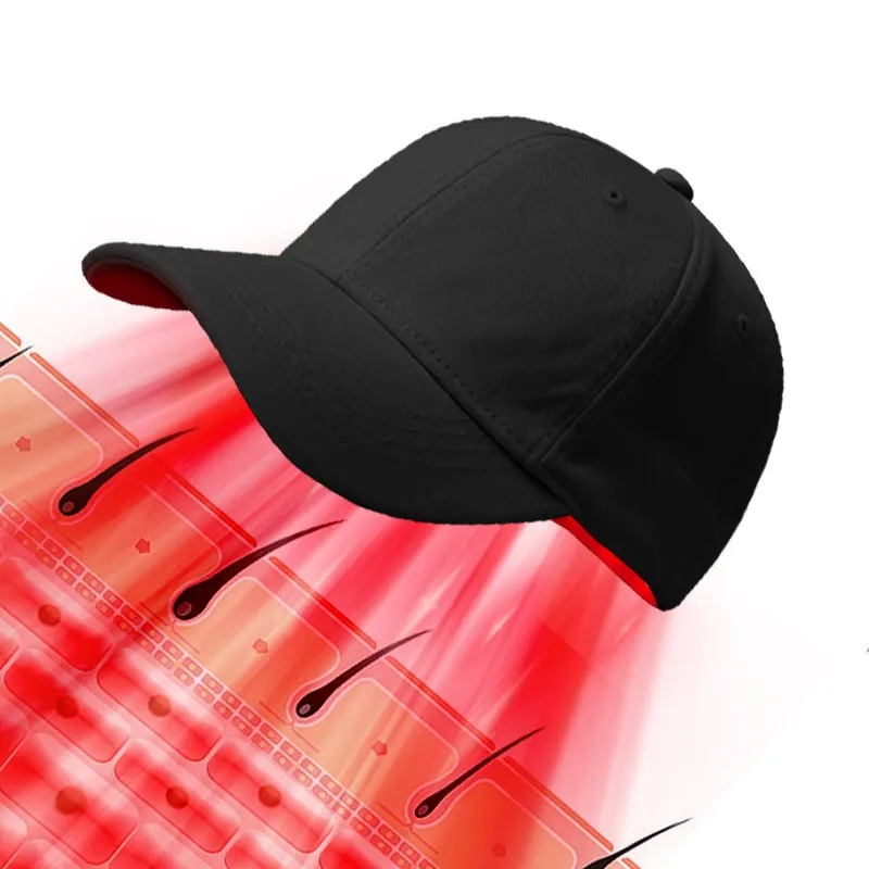 LED red light hair care cap, infrared light hair styling cap for oil control, scalp heat therapy hair restoration cap