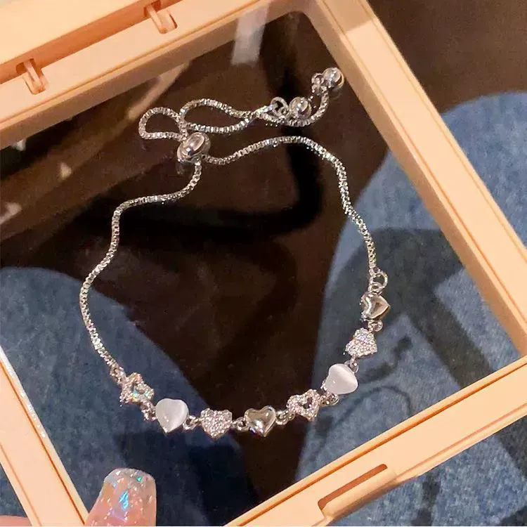 New Love Cat's Eye Bracelet - Light Luxury, Versatile, Premium Adjustable Hand Jewelry
