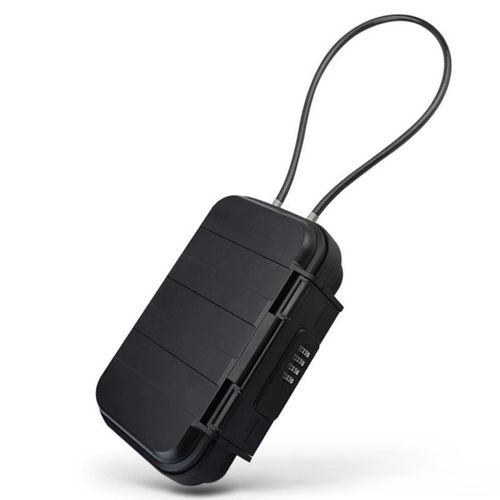 Travel Hotel Beach Phone Storage Box – Portable & Lockable Safe for Valuables