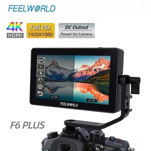 FEELWORLD 6-inch 1920x1080 4K HDMI Field Monitor . Professional DSLR Mirrorless Camera Must-Have