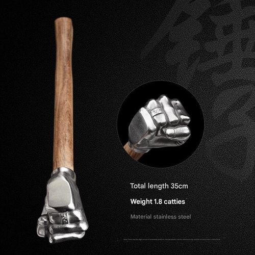 Selling Hammers - Stainless Steel Fist-Shaped Hammer, Solid Multi-tool for Car & Desktop Decor
