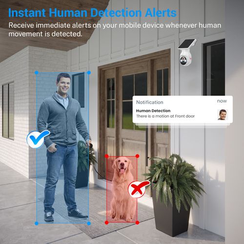 Solar Camera  Home HD Surveillance Camera  Outdoor Video Intercom Smart Home