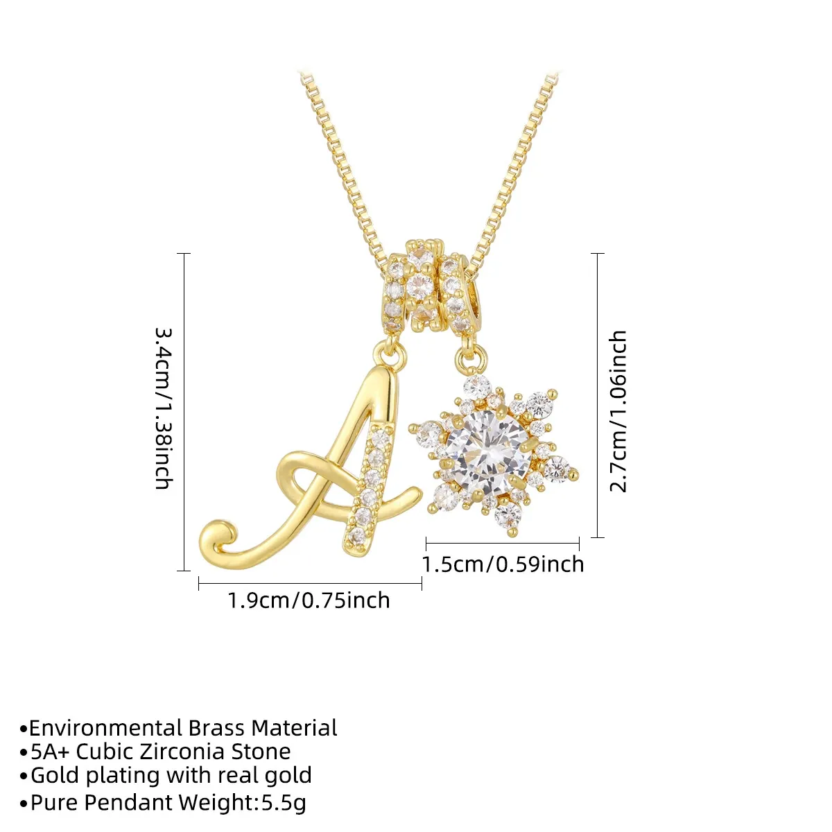 Monogram Necklace - Youthful, Light Luxury, Niche & High-End Accessory