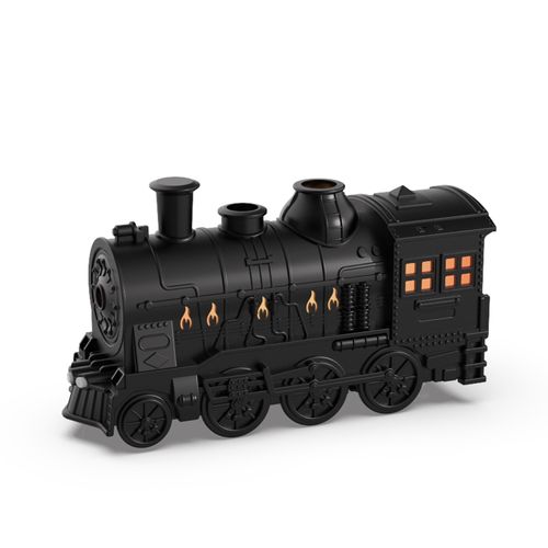 New train spit circle ultrasonic air humidifier spit circle aromatherapy home bedroom creative essential oil aromatherapy machine