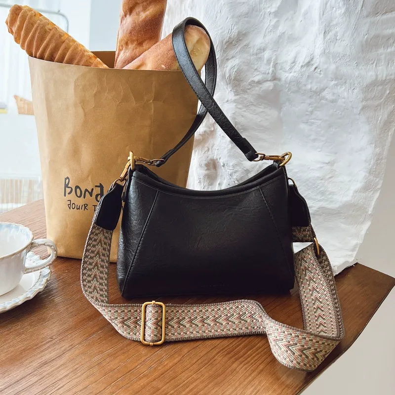 Chic Retro Minimalist Bag - Women's Fashion Must-Have Casual Versatile Tote Shoulder Crossbody Bag