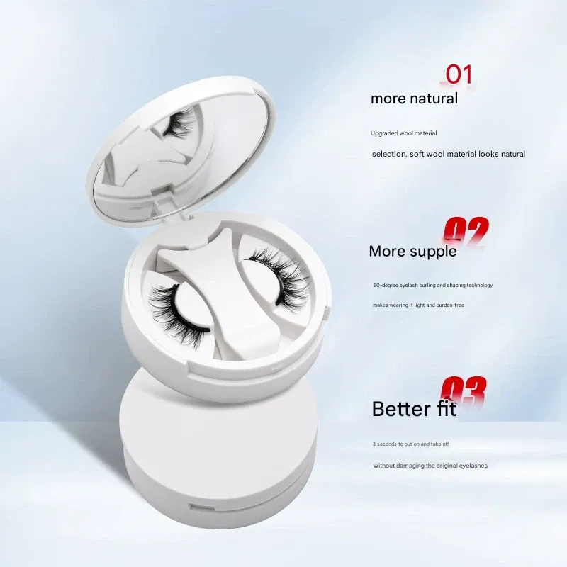 Fox-Eye Magnetic Eyelash Set – Voluminous Magnetic Lashes  Reusable & Glue-Free