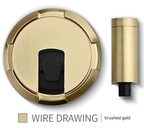 Mechanical Push-Down Windproof Door Stopper – No-Drill Wall-Mounted Invisible Floor Door Catch for Home Bathroom