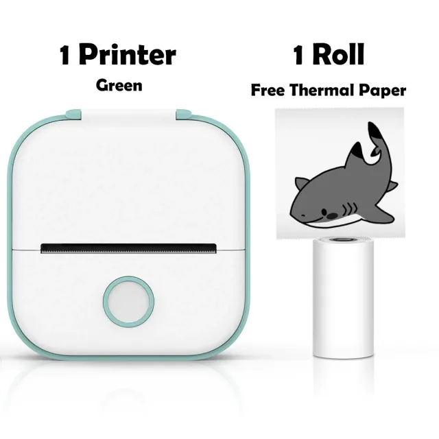 Phomemo T02 Mini Thermal Label Printer – Compact Portable Printer for Home Use, Ink-Free Mistake-Correction Printer