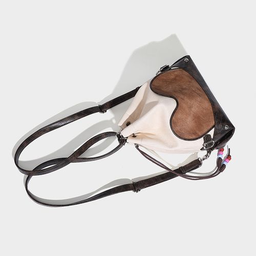 Relaxed Patchwork Sweet-Edgy Convertible Tote Backpack  Retro Oversized Tote Bag – Bold & Spacious
