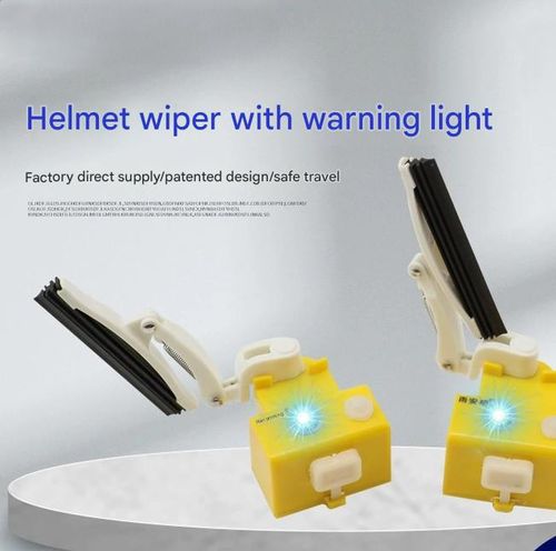 Motorcycle Helmet Wiper – Smart Anti-Rain Mini Wiper for Electric Bikes & Scooters Rechargeable & Compact Design