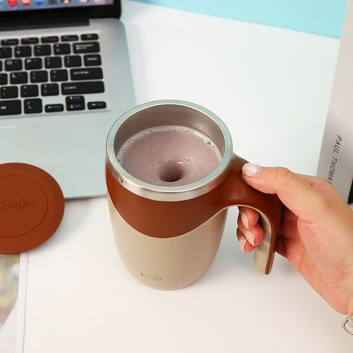 2025 Upgraded Auto-Stirring Stainless Steel Cup 3-Second Smart Mixing  Magnetic Silent Tech USB Rechargeable & Portable  Works for Coffee Protein Milk Powder