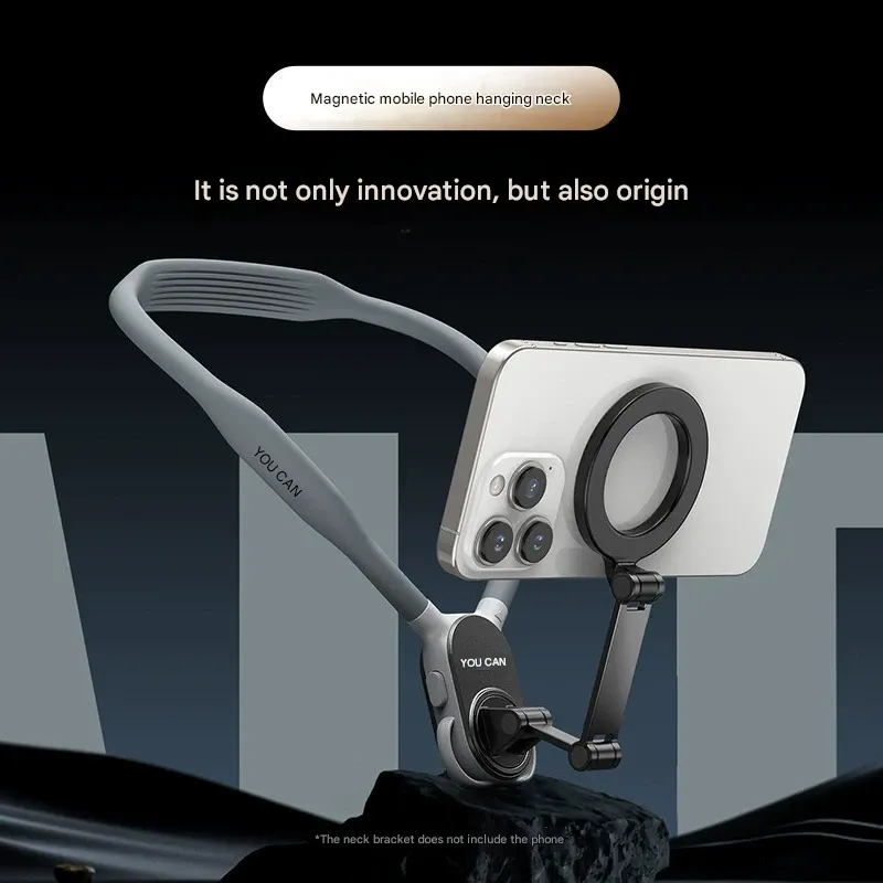 Magnetic Neck Mount Hands-Free Point of View Shooting, Stable as a Rock! 📱