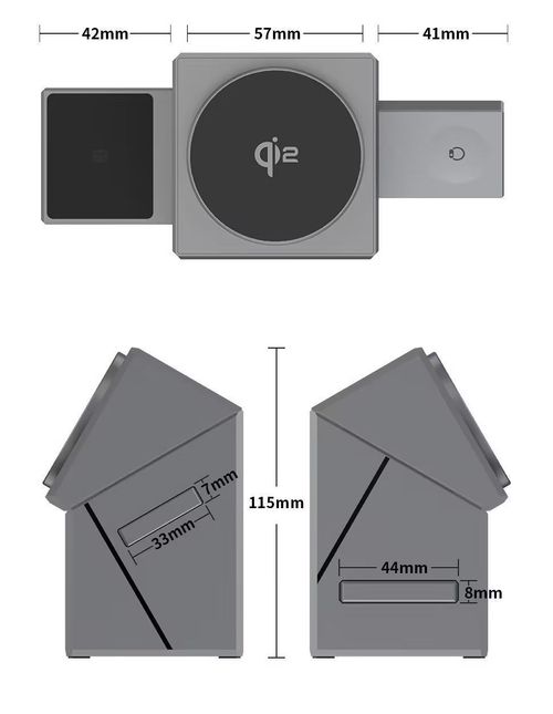 Qi2 3-in-1 Magnetic Rotating Magic Cube Wireless Charger – Charge Phone, Earbuds & Watch Simultaneously | Say Goodbye to Cluttered Cables!