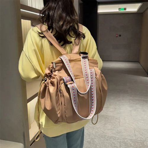 Women's backpack multifunctional cradle bag travel storage bag mommy bag crossbody one shoulder baby walking bag large capacity