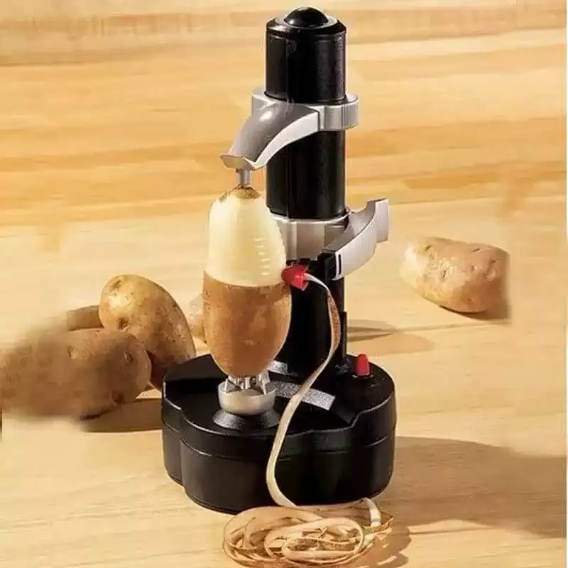 Electric Peeler - Automatic Fruit and Vegetable Peeler for Apples, Potatoes & More | Multifunctional Kitchen Peeling Tool