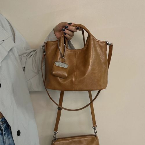 Women's Woven Tote Bag - PU Leather Crossbody Shoulder Bag | Viral Niche Must-Have