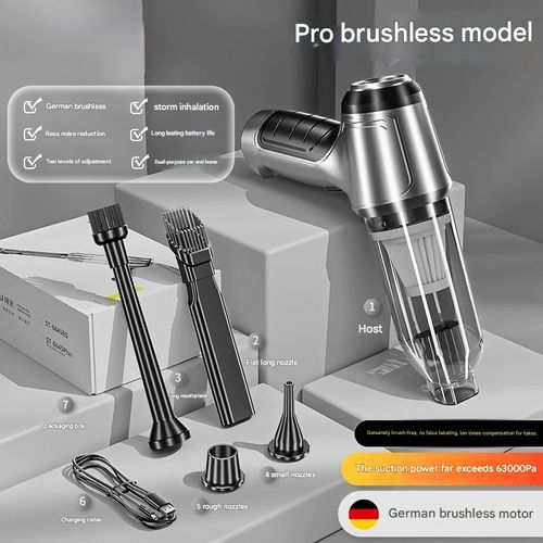 Cordless Car Vacuum Cleaner with Blower Function - High Power Handheld for Auto & Home Use