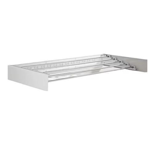 Indoor Folding Wall-mounted Hidden Drying Rack Rod Cloth Rack Balcony Clothesline Pole Hanger Towel household Storage Rack