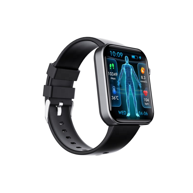 Smarinte 2024 F300 SOS Blood Sugar Health Monitoring Electronic Digital Sports Smartwatch for Women Men