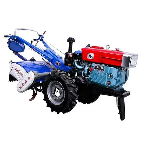 Cheap Price Agricultural Machine Diesel Engine Mini Walking Tractor Cultivator Rotary  Mini Power Tiller Hand Walking Tractor
