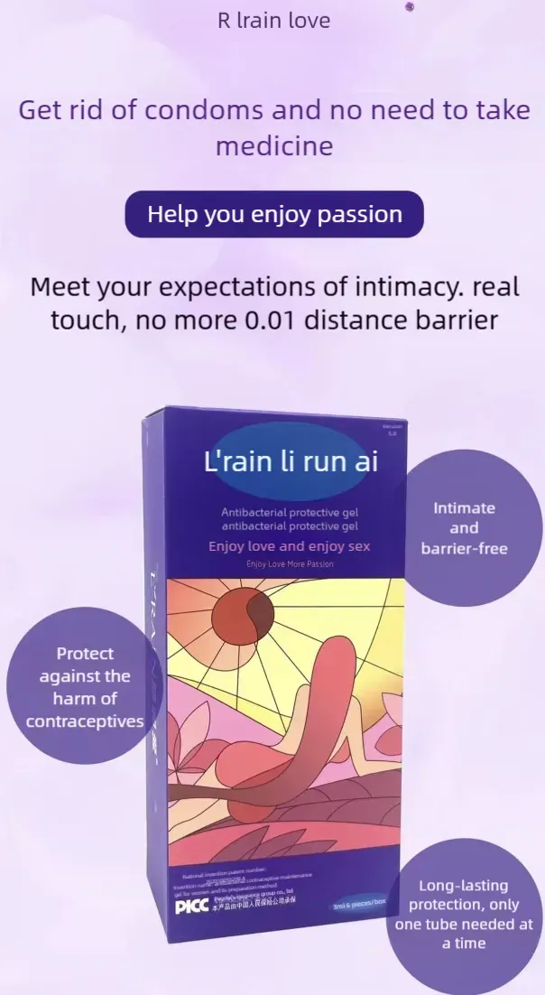 Female Gynecologic Vaginal Invisible Liquid Contraceptive Gel