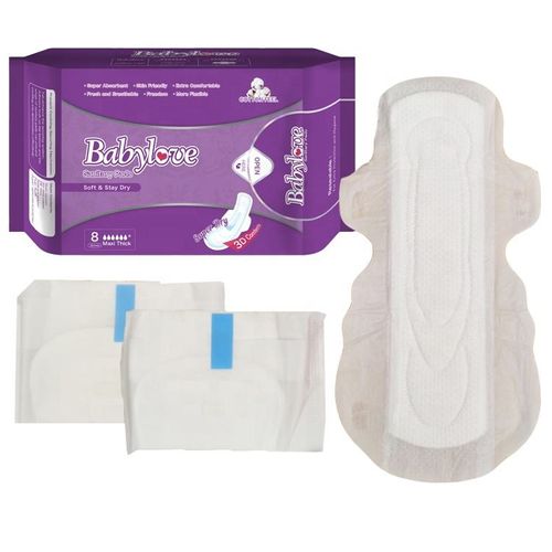 Natural Soft Organic Cotton Menstrual Biodegradable Women Pads Economic Super Absorbency Sanitary Towels Supplier in China