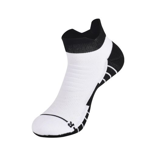 Men's Summer Coolmax Antibacterial Sweat-Absorbent Compression Socks Non-Slip Breathable Bottom Sports Socks Towel High Crew