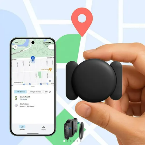 GPS Tracker for Vehicle Mini GPS Tracker Device with Weatherproof Magnetic Case Works with Find My Hidden GPS Tracker