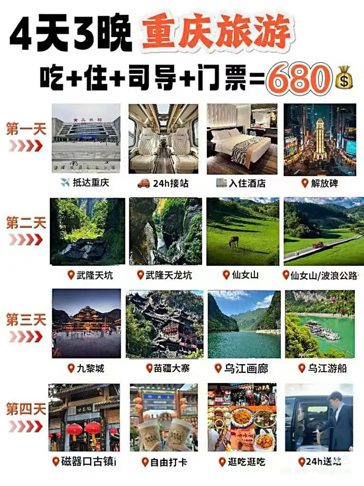 特色-重慶旅遊路線