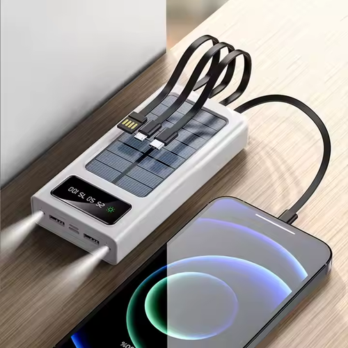 Reliable Portable 50000mAh Solar Power Station for Outdoor Work and Home 10W Emergency Power Backup