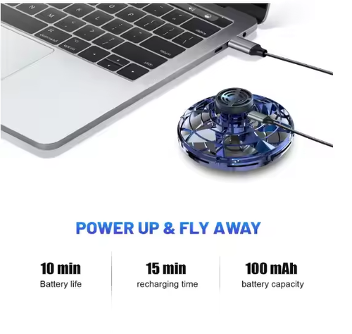 Induction Toy Fingertips Upgrade Flying Gyro UFO