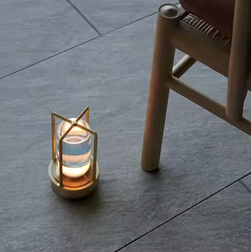 LED Cordless Table Lamp Retro Bar Metal Desk Lamps Rechargeable Touch Dimming Night Light Restaurant Bedroom Home Outdoor Decor
