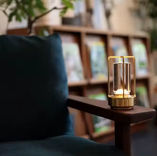 LED Cordless Table Lamp Retro Bar Metal Desk Lamps Rechargeable Touch Dimming Night Light Restaurant Bedroom Home Outdoor Decor