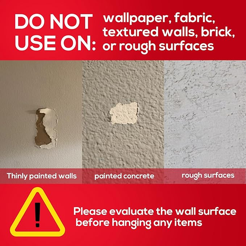 🔨10 Pack Adhesive Wall Hooks, Wall Hangers Without Nails, No Damage Picture Hooks Waterproof and Rustproof to use Inside Kitchen, Bathroom, Home and Office (B)