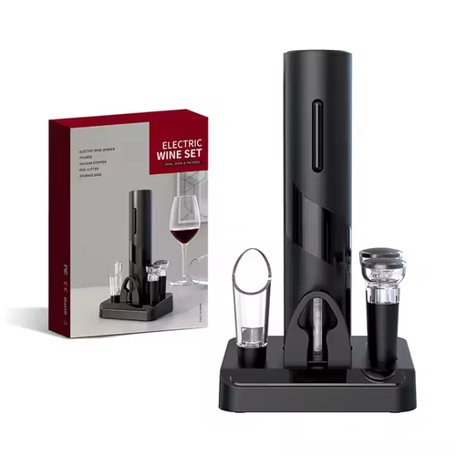 5 in 1 New Gadgets 2023 New Arrival Premium Electric Wine Aerator Bottle Opener Accessories Gift Set of 5