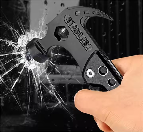 Outdoor Survival Camping Hunting Hiking Multi-functional Pliers Multi-tool Claw Hammer Stainless Steel Tool With Nylon Sheath