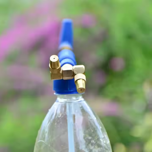 Double-headed spray gun, made of full copper, 38cm