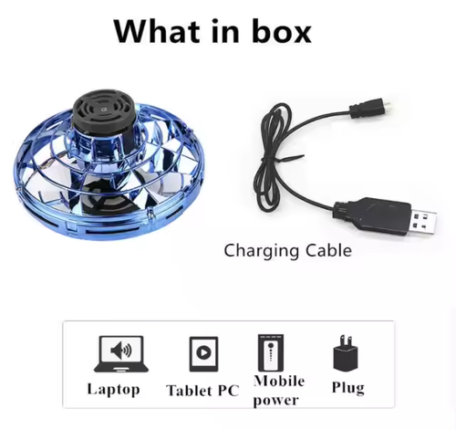 Induction Toy Fingertips Upgrade Flying Gyro UFO