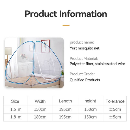 Folded Anti Mosquito Net Tent