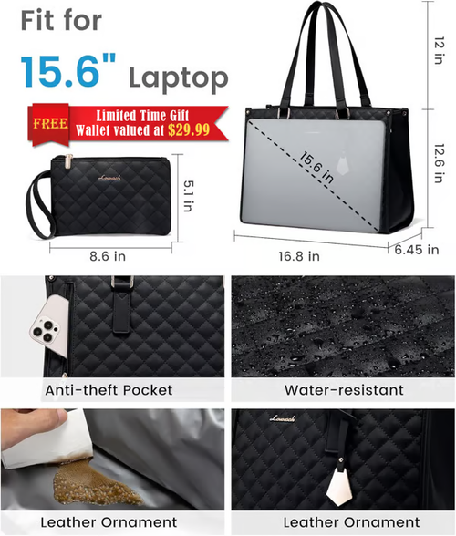 🔥Hot Sale 50% OFF🔥2 in 1 Lunch Tote Bag for Women