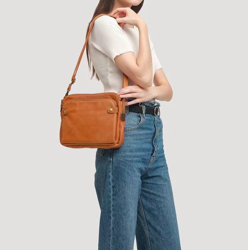 2025 New Crossbody Shoulder Bags And Clutches, Off-Crossbody Leather Shoulder Bags, Purse With Built Multiple Compartments